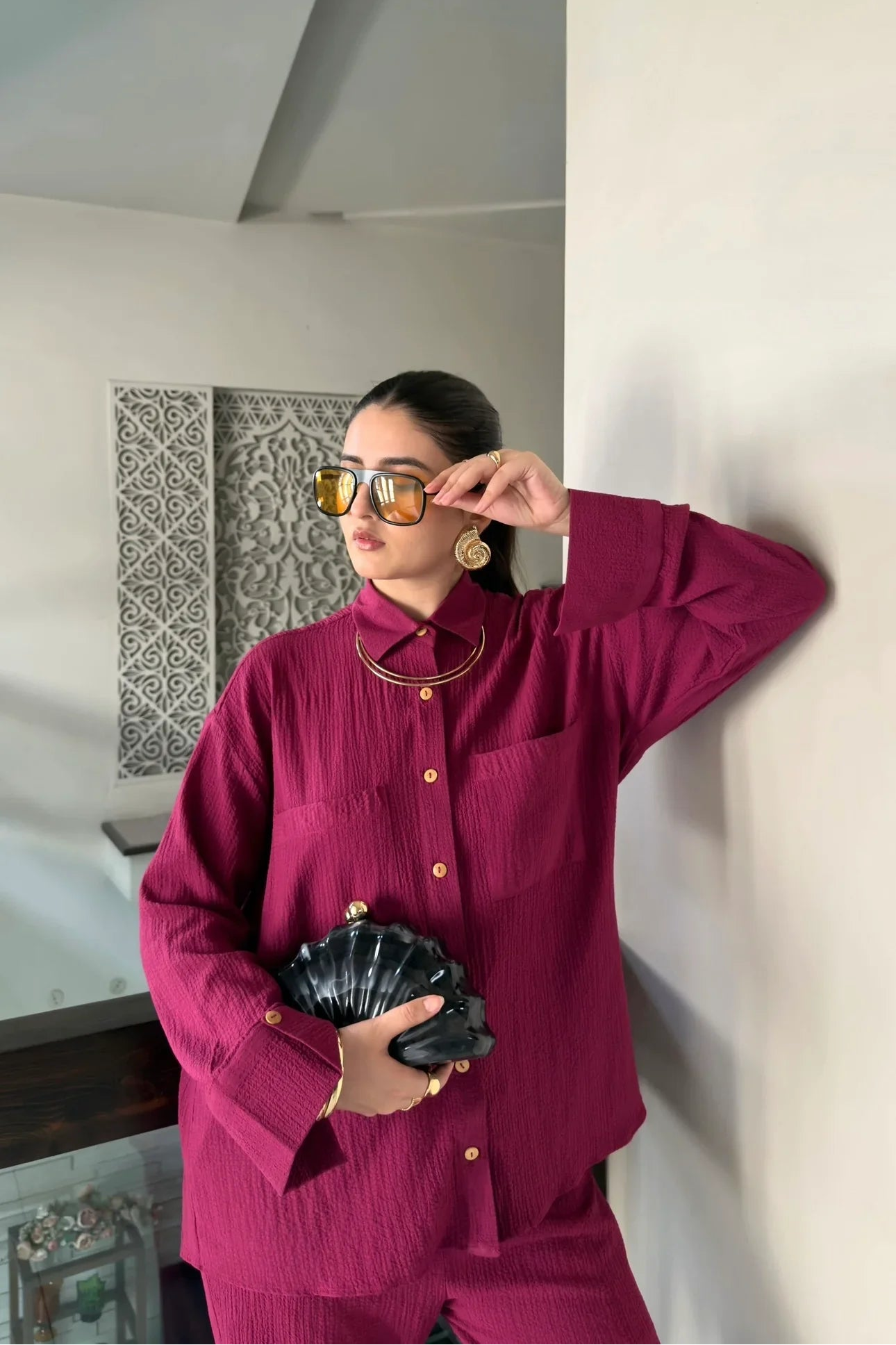 BERRY CRUSHED co ord