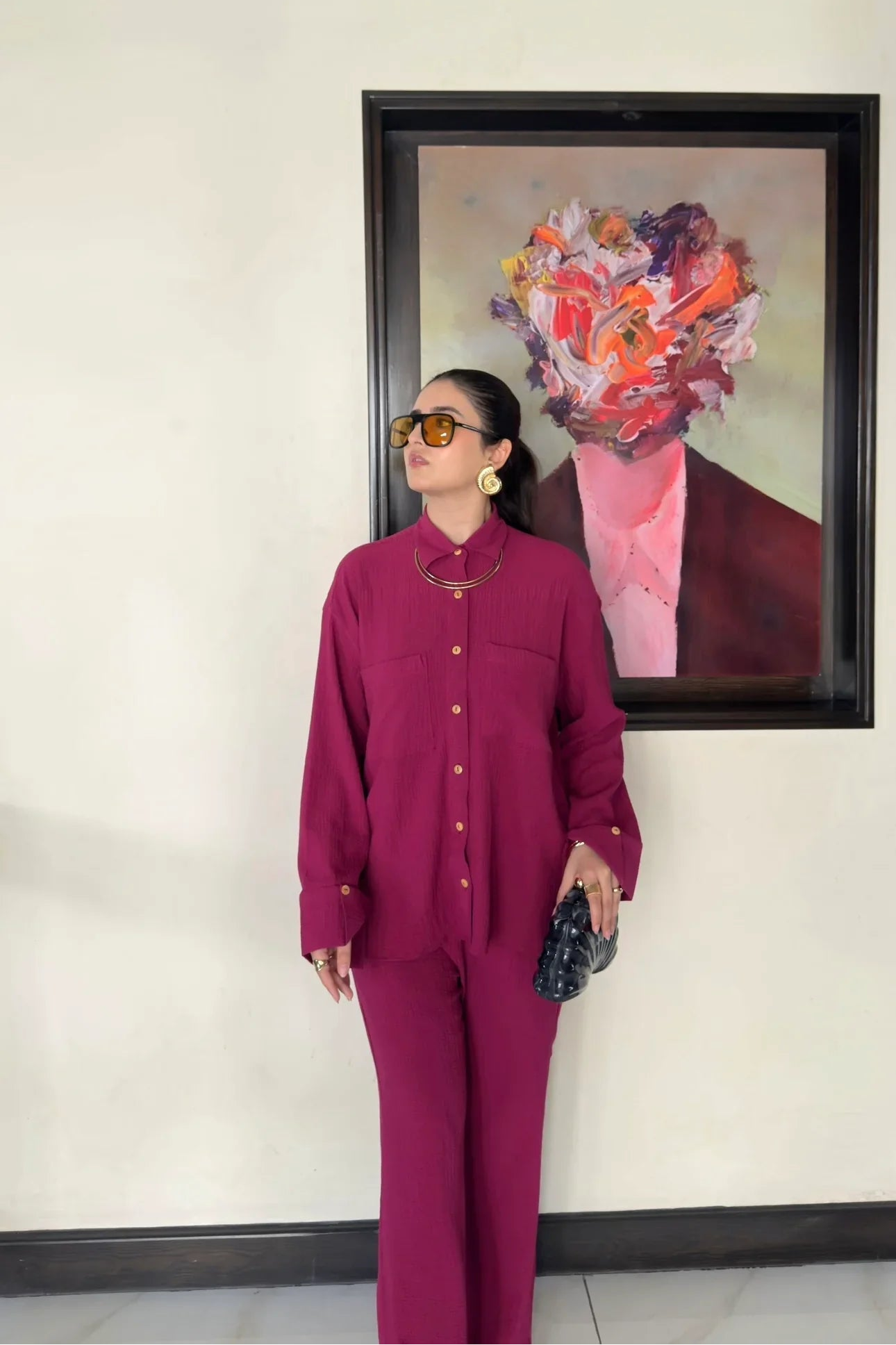 BERRY CRUSHED co ord