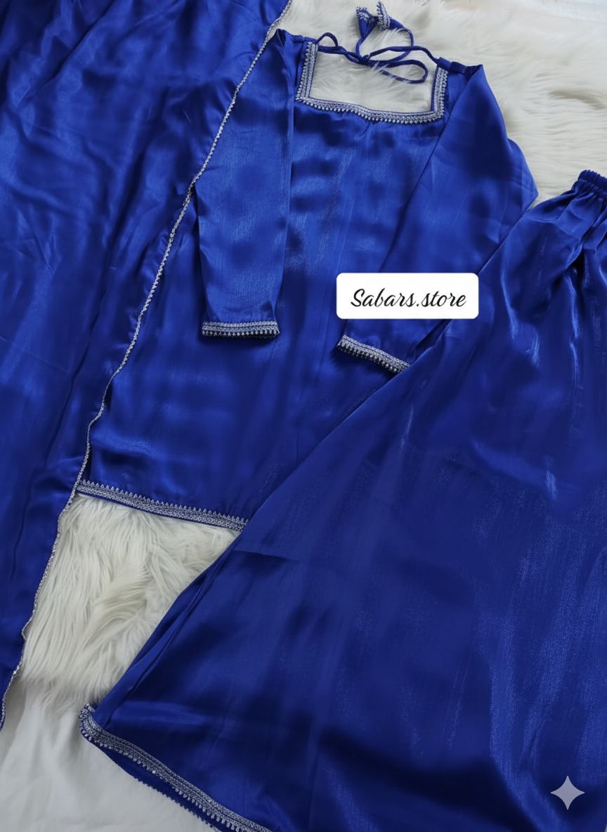 Beautiful three piece plazzo suit